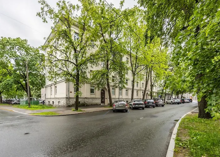 Center, High Ceilings, 75m2 2br Free Parking 아파트